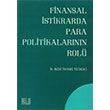 Finansal stikrarda Para Politikalarnn Rol Baak Tannm Ycememi Derin Yaynlar