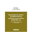 Milletleraras zel Hukukta Szlemesel Meseleler Contractual Issues in Private International Law Mustafa Erkan On ki Levha Yaynlar