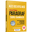 2019 KPSS ALES DGS MS Paragraf Soru Bankas Lider Yaynlar