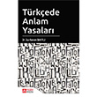 Trkede Anlam Yasalar Pegem Yaynlar