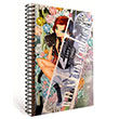 Winx Fairy Spiralli Karton Kapak izgili Defter A5-72 Yaprak Gpta