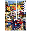 Renkli Liman 1000 li Puzzle  Keskin Color
