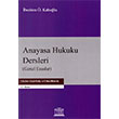 Anayasa Hukuku Dersleri Legal Yaynclk
