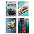 Cars A6 80 Yaprak Metalize Bloknot Keskin Color