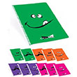 Happy Days A4 120 Yaprak izgili PP Kapak Spralli Defter Keskin Color