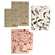La Plume 17x22 100 Yaprak Kareli PP Kapak Spralli Defter Keskin Color