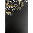 Rosegold A4 80 Yaprak izgili PP Kapak Spralli Defter Keskin Color