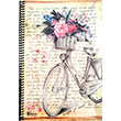 Lettre A4 120 Yaprak izgili PP Kapak Defter Keskin Color