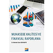 Muhasebe Kalitesi ve Finansal Raporlama Siyasal Kitabevi