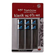 Tombow 07 mm 2B Klasik U 6 l Set