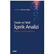 Klasik ve Nitel erik Analizi  Orhan Gke izgi Kitabevi Yaynlar