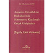Sermaye Katlmal Ortak Giriimler Equty Jont Ventures Vedat Kitaplk