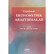 Uygulamal Ekonometrik Aratrmalar Der Yaynlar