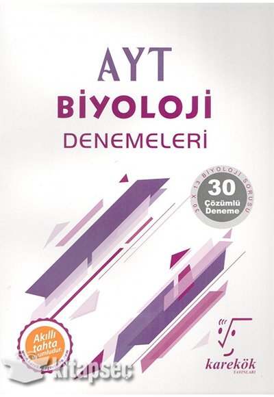 AYT Biyoloji Denemeleri Karekök Yayınları | 9786057554710