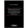 Marka Hukukunda Tannm Markann Sulandrmaya Kar Korunmas Gl Bykkl On ki Levha Yaynlar