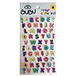 Lx Epoxy Sticker Tombul Jel Harfler LS0019 Bu Bu Krtasiye