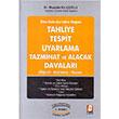 Tahliye Tespit Uyarlama Tazminat Ve Alacak Davalar Bilge Yaynevi