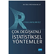 R Uygulamalar le ok Deikenli statistiksel Yntemler  Hasan Bulut  Nobel Akademik Yaynclk