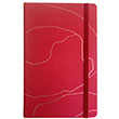 13x21 80 Yaprak izgili Pronot Full Rugano Lastikli Defter Keskin Color