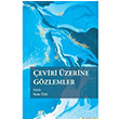 eviri zerine Gzlemler Seda Ta Hiperlink Yaynlar