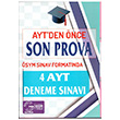 AYT den nce Son Prova 4 Deneme Snav Gr Yaynlar