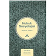 Hukuk Sosyolojisi Mathieu Deflem Adres Yaynlar