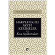 Harple lgili Ayeti Kerimeler ve Ksa Aklamalar Hasan elikkaya Ey Yaynlar