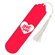 Plastik Kitap Ayrac Love You Desenli Bilinsel