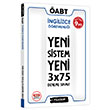 ABT ngilizce retmenlii Yeni Sistem 3x75 Deneme Snav Filozof Yaynlar