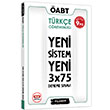 ABT Trke retmenlii Yeni Sistem 3x75 Deneme Snav Filozof Yaynlar