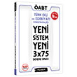 ABT Trk Dili ve Edebiyat retmenlii Yeni Sistem 3x75 Deneme Snav Filozof Yaynlar