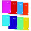 A4 100 Yaprak izgili PP Kapak Dikisli Cool Defter 321861-99 Keskin Color