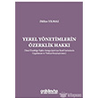Yerel Ynetimlerin zerklik Hakk Zlfiye Ylmaz On ki Levha Yaynlar