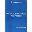 Dnem Sonu lemleri Muhasebesi Sinan Aslan Trkmen Kitabevi