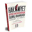2020 KPSS Hakimiyet Vatandalk Tamam zml Soru Bankas Benim Hocam Yaynlar
