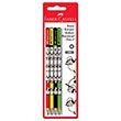 Blister 4 l Kuzu Desenli Kurun Kalem ADEL.5504119150 Faber Castell
