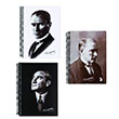 17x24 120 Yaprak Kareli Spralli Sert Kapak Atatrk Defteri Keskin Color