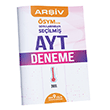 SYM`nin Sorularndan Seilmi AYT Zor Deneme Snav