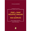 Fikri ve Snai Mlkiyet Haklar ve Hak Sahiplii Adalet Yaynevi