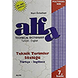 Technical Dictionary Teknik Terimler Szl Turkish English Trke ngilizce Nuri zbalkan Alfa Yaynlar