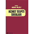 Hizmet Tespiti Davalar Abbas Bilgili Karahan Kitabevi