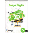 5. Sınıf Sosyal Bilgiler 2D Ders Defteri Ev Çalışmaları Pergel Yayınları