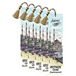 Ayra Ortaky Camii (5 li Paket) Sanatsal Tasarm