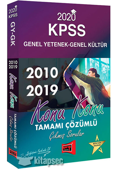 2020 Kpss Genel Yetenek Genel Kultur Konu Konu Tamami Cozumlu Cikmis Sorular Yargi Yayinlari 9786052843505