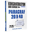 Paragraf 20x40 Konsantrasyon Soru Bankas Hocalara Geldik