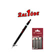 Rotring Siyah 0.5 mm Mekanik Kurun Kalem  ve Tombow 05 mm  3 l U Seti