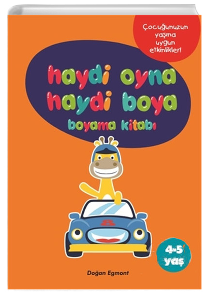 Haydi Oyna Haydi Boya Boyama Kitab 2 (4-5 Ya) Doan Egmont
