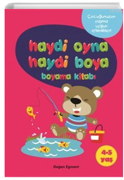 Haydi Oyna Haydi Boya Boyama Kitab 1 (4-5 Ya) Doan Egmont