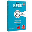 2020 KPSS Eitim Bilimleri renme Psikolojisi Ders Notlar Yarg Yaynlar