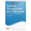 Trkiye Trkesinde kili Tekrarlar Derlem Tabanl Bir Uygulama Pegem Yaynlar
